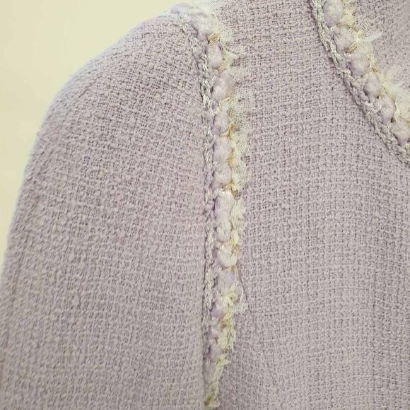 Chanel Paris Versailles Lavender Tweed Jacket - Size 38 FR - Picture 6 of 13